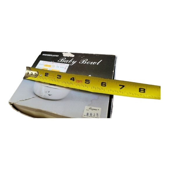 VINTAGE Silver Plated Baby Bowl - Picture 9 of 9